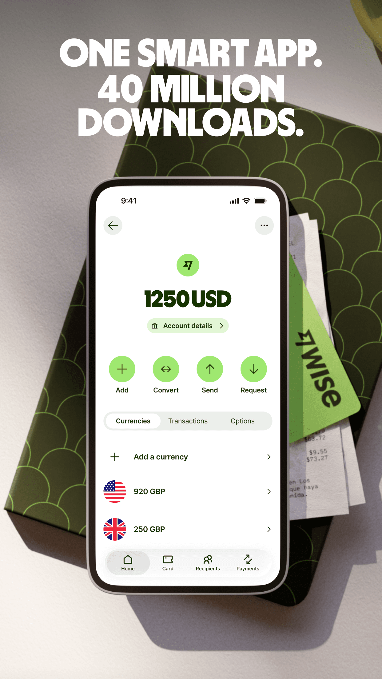 Wise - Global Money screenshot 1