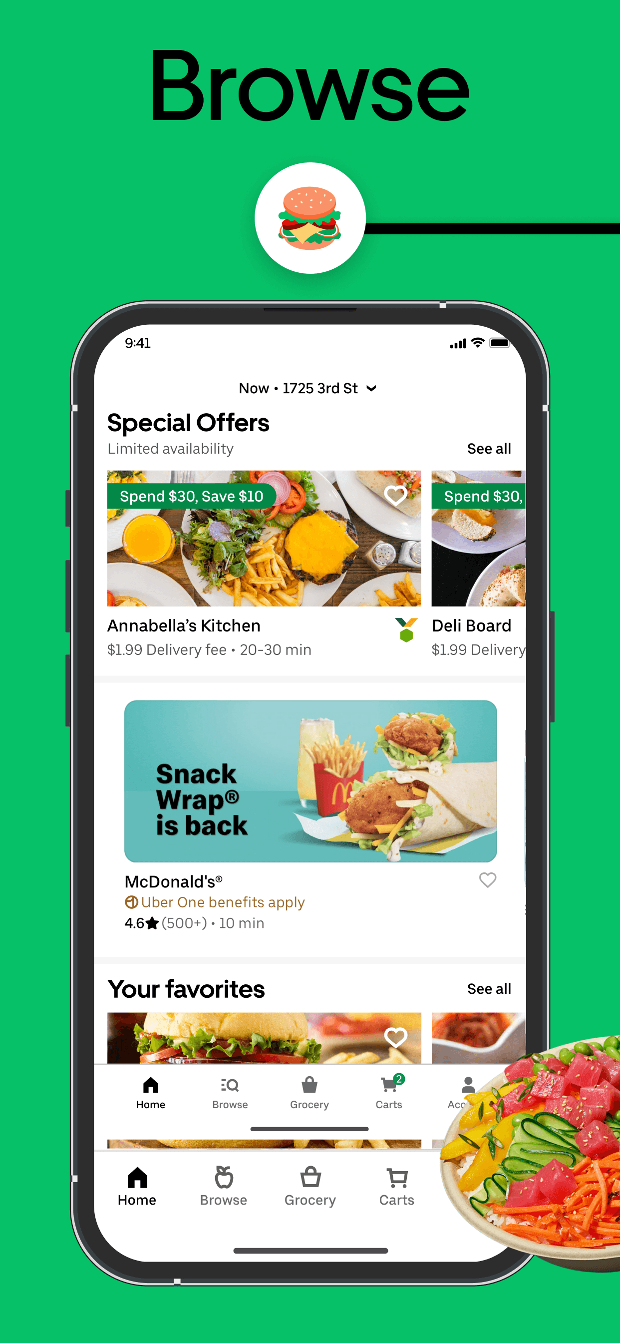 Uber Eats: Food & Groceries screenshot 3