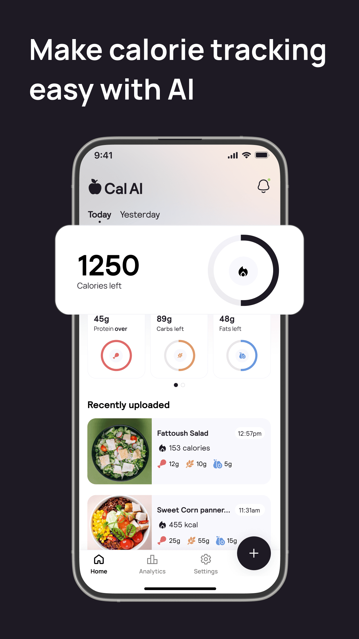 Cal AI - Calorie Tracker app screenshot