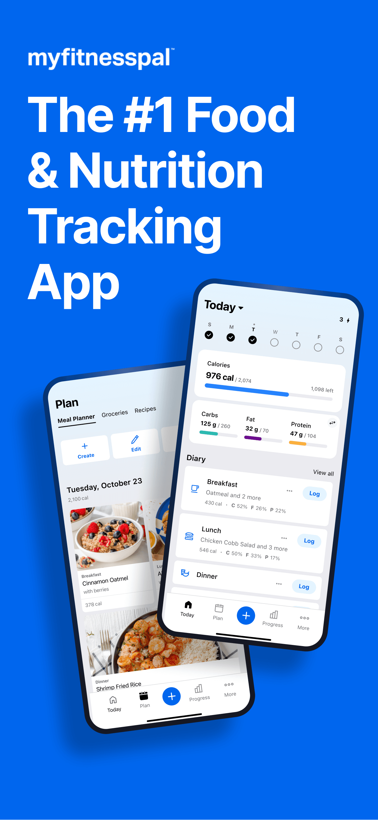 MyFitnessPal: Calorie Counter app screenshot