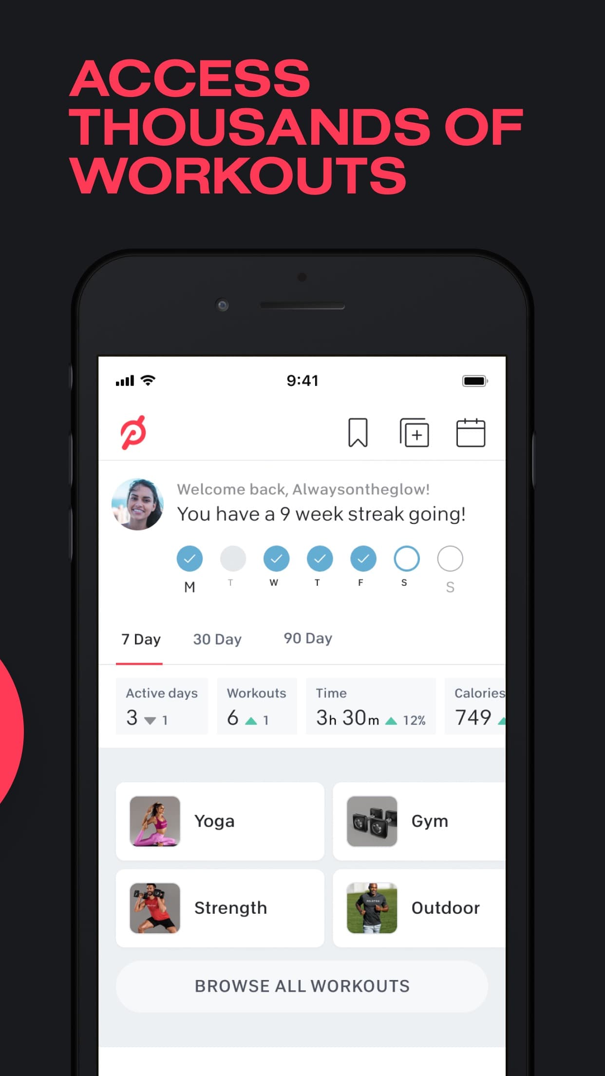Peloton: Fitness & Workouts screenshot 4