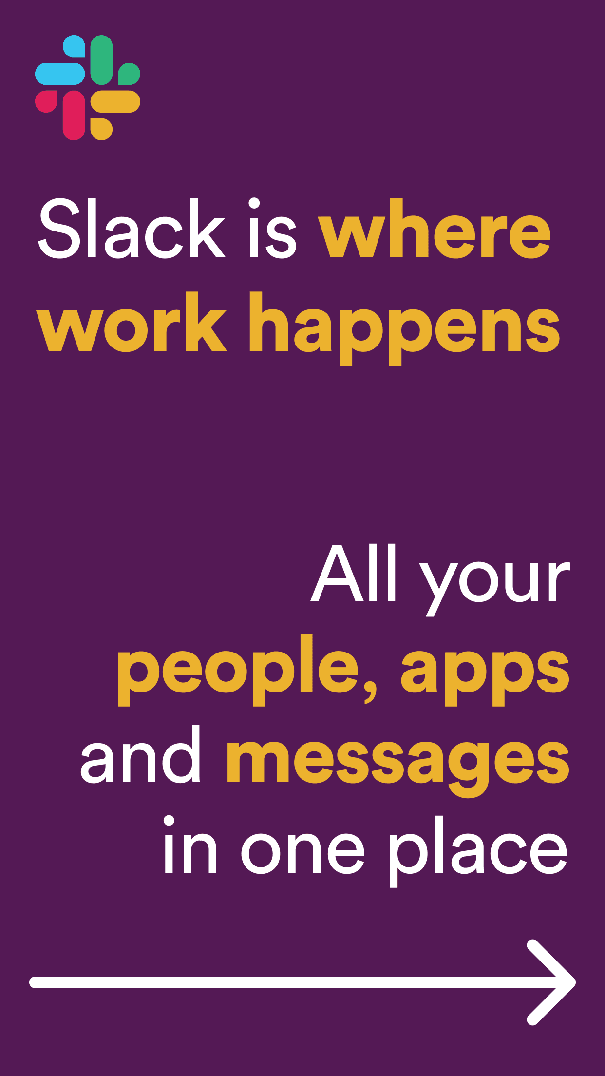 Slack app screenshot